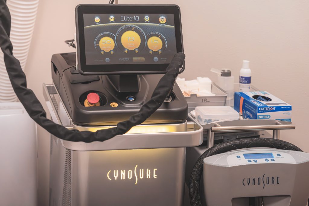 Professional cynosure laser machine.